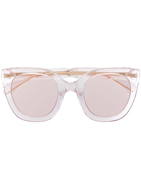 Gucci transparent sunglasses